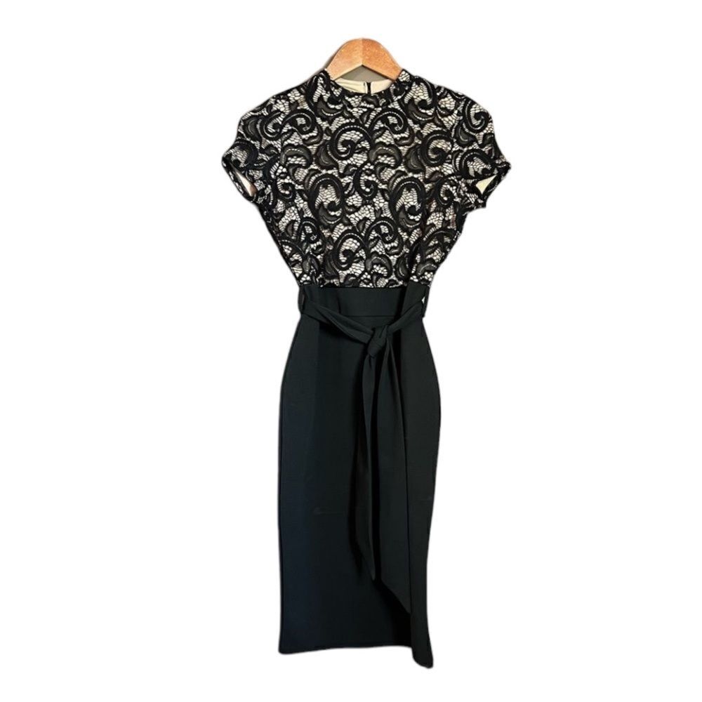 NWT! Quiz clothing short sleeve dress with lace top‎